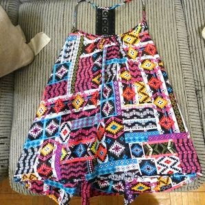 Arizona Crochet Back Camisole Shirt Size Medium